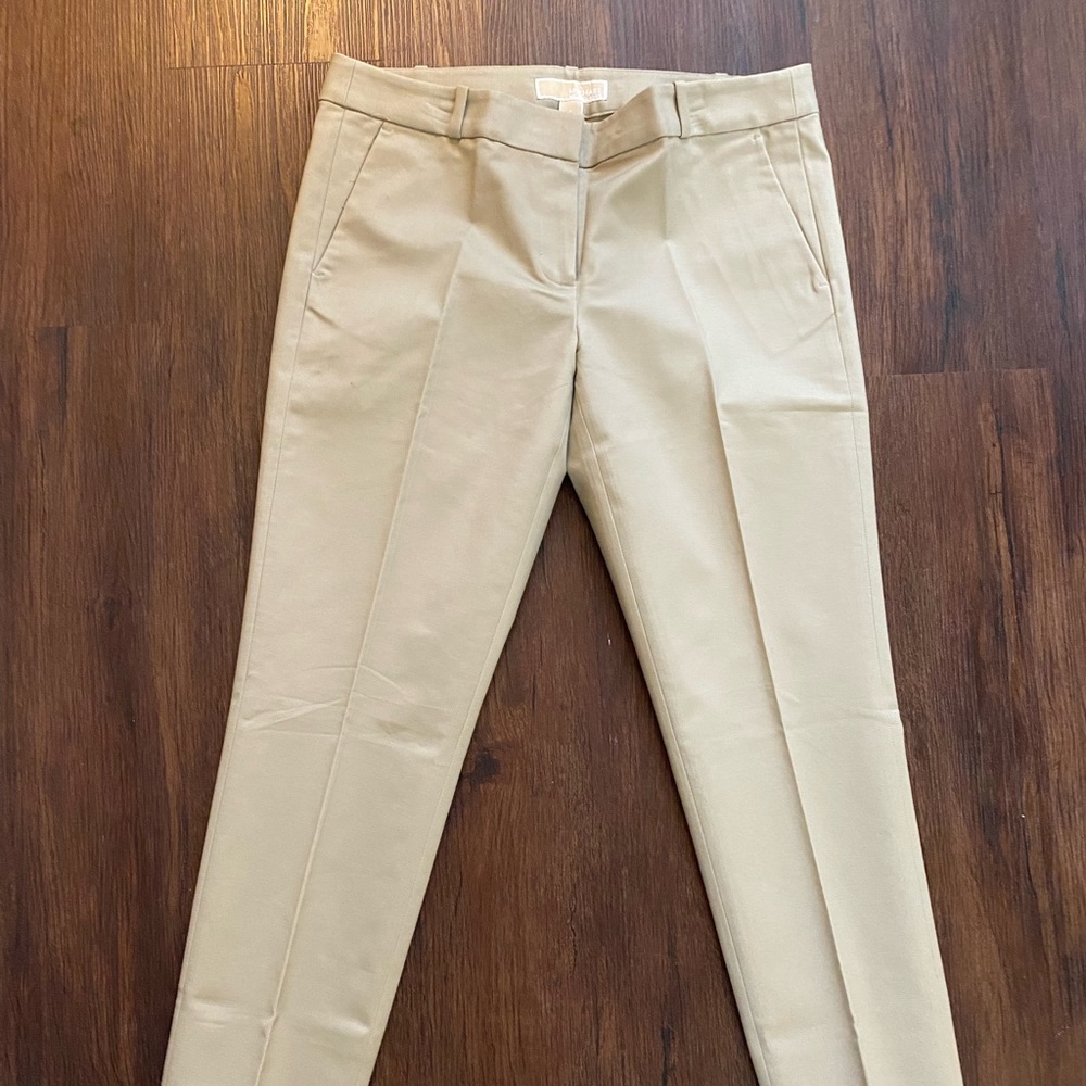 Michael Kora cropped khaki pants